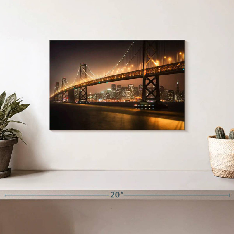 Lilie Golden Gate Street Lights, 8" H x 12" W