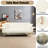 Futon Bed With Adjustable Posture - Beige, 80.35 In. L, Wood For Living Room And Small Space. Convertible Double Folding . Beige Velvet. Arm. Quick Assembly-1984350593