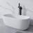 Forma 51'' Freestanding Tub Solid Surface Freestanding Soaking Bathtub