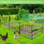 Clôture de jardin décorative 24 po (H) x 10 pi (L), paquet de 5 barrière sans creusage pour chien
