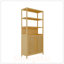 Grand support de rangement multi-scène haute capacité à deux portes, parfait pour la salle de bain et l'organisation à la maison