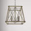 Lustre géométrique à 4 lumières Aspenn