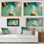 Vue aérienne de l'eau turquoise sur Beahc - impression sur toile nautique et côtière-67388291-67388295