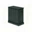 Table d'appoint étroite avec tiroir de rangement et armoire - placage bleu antique