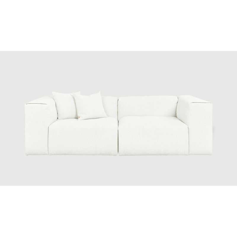 Canapé modulaire 2 pièces Nest, Os, H 28,5 po x l 96 po x P 41 po, 2