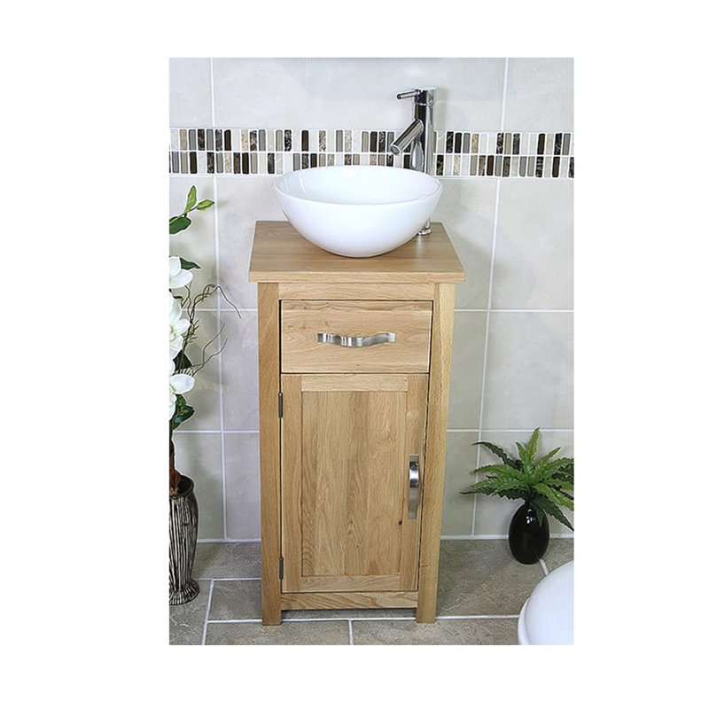 Coyne 400 mm Freestanding Single Vanity with Vessel Ceramic Basin