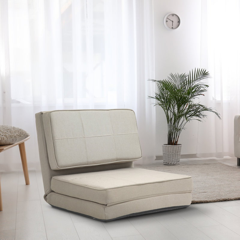 Matelas de futon de chaise 7,75 po Laci, Crème