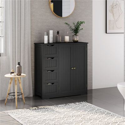 Marbeth 32″ L × 12″ W × 33″ H Bathroom Cabinet with 4 Drawers