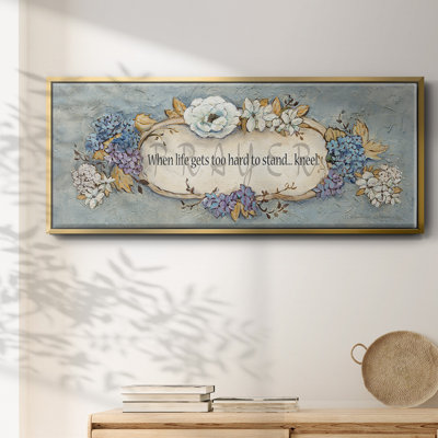 Prière - toile encadrée