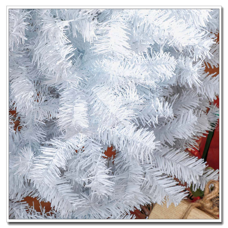 Arbre de Noël blanc 6 pi, H 6 pi 