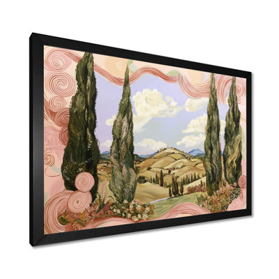 Le cyprès pointillisme VI - Van Gogh, art mural, salon