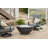 Monae Rectangle Concrete Smokeless Fire Pit Table-47816189-47816187
