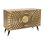 Fevronia 3 Drawer 2 Door Brass Chest