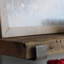 Tablette murale en bois faite à la main, noire et noyer, 23,6 po x 6,3 po x 5,5 po | 100% bois d'épinette avec base en métal robuste | Conception rustique de couleur unie, parfaite pour la décoration intérieure et le rangement | Supporte jusqu'à 5,3 lb, fixation murale facile-1671623622