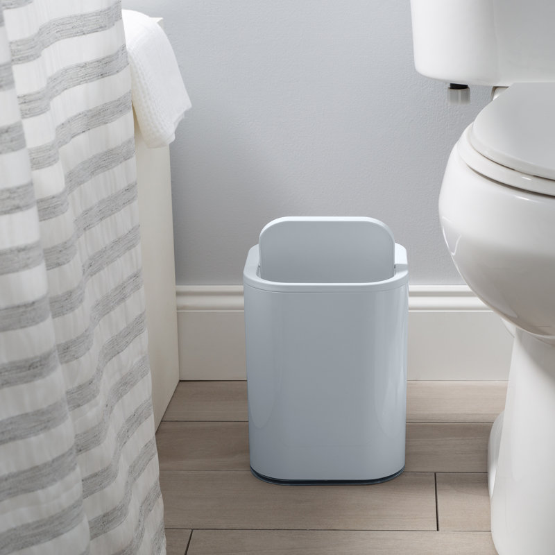 Corbeille pour déchets 8 litres, Gris