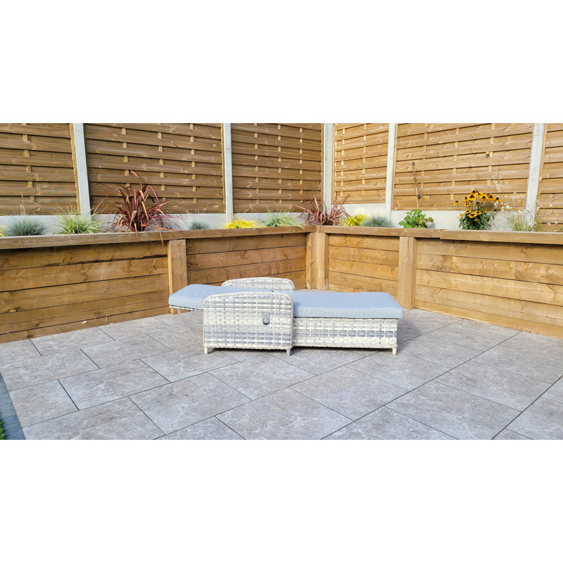 Bernadea Reclining Single Chaise with Cushions