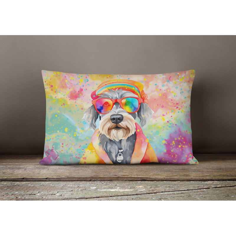  Housse et insert de coussin rectangulaire en polyester pour l'intérieur et l'extérieur