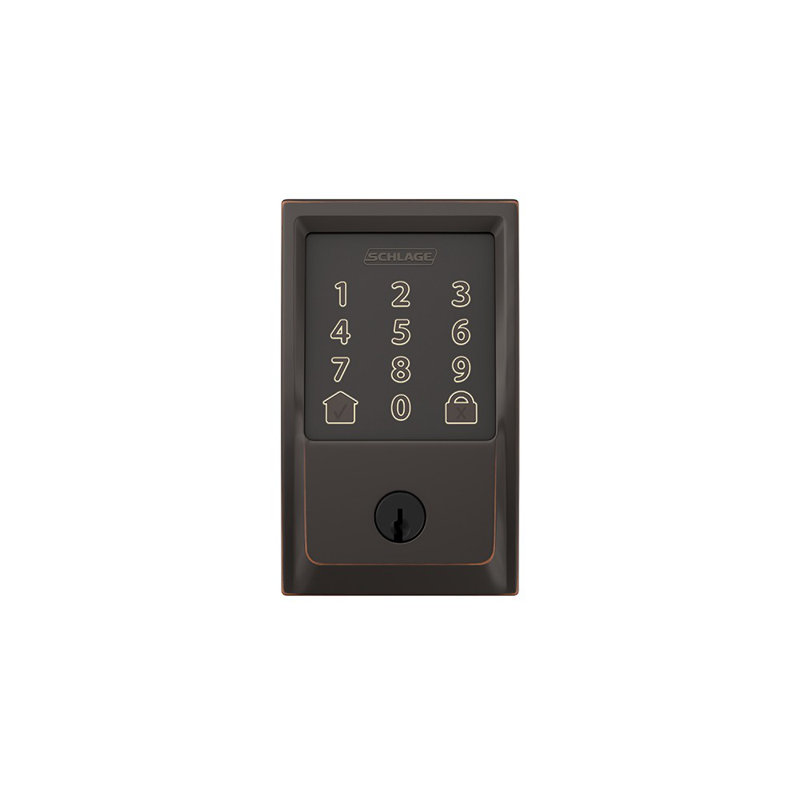 Encode Smart WiFi Deadbolt with Century Trim, Yes, Aged Bronze
