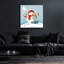  «Faire un ami bonhomme de neige» par Elle Media Group SA, art mural en verre acrylique, 36 po x 36 po-1729640062