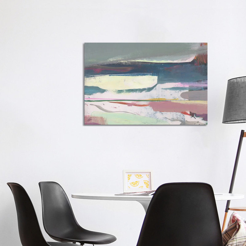Transient 1 Piece Wall Art on Canvas, 101.6 cm H x 66.04 cm W, White Framed