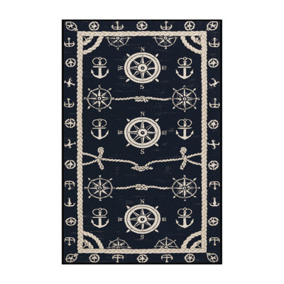  Tapis bord de mer lavable Capitains Quarters Elite