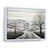 White Floater Framed