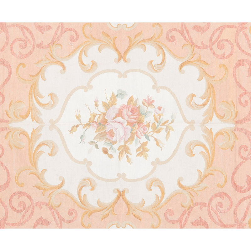 Tapis beige noué à la main de haute qualité
