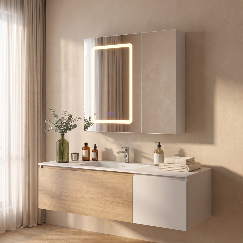 Glass Round Wall Full Length Mirror