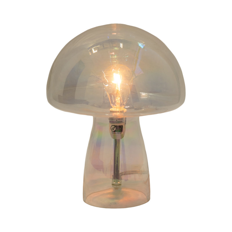 Wrought Studio™ 11" Luster Mushroom Lamp, Multi