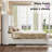 Deep Tufted Headboard Upholstered Wingback Bed-1104464852-1104464875
