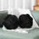 Set Of 2 Handcrafted Knotted Throw Pillow  - Super Soft Plush Decorative Knot Pillows For Couch, Bed, Sofa, And Outdoor - Unique Handwoven Ball Throw Pillow For Home Decor - Stress Relief - Ideal For Kids - Non-Vacuum Packaging
