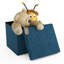Chakera 30cm Wide Square Solid Colour Ottoman with Storage-744287257