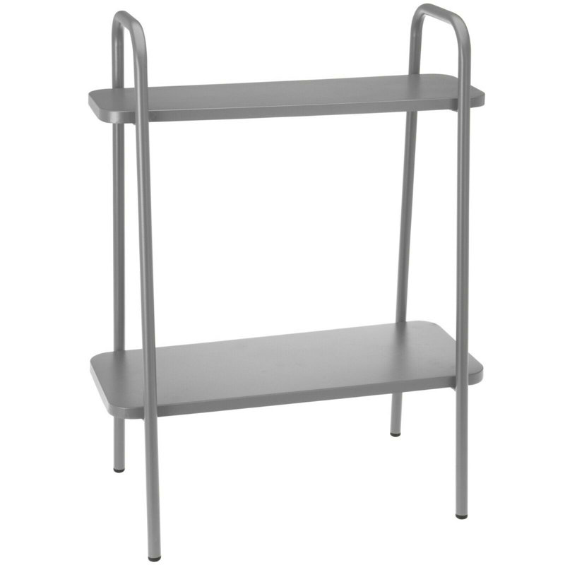 Metal Plant Stand, Light Grey