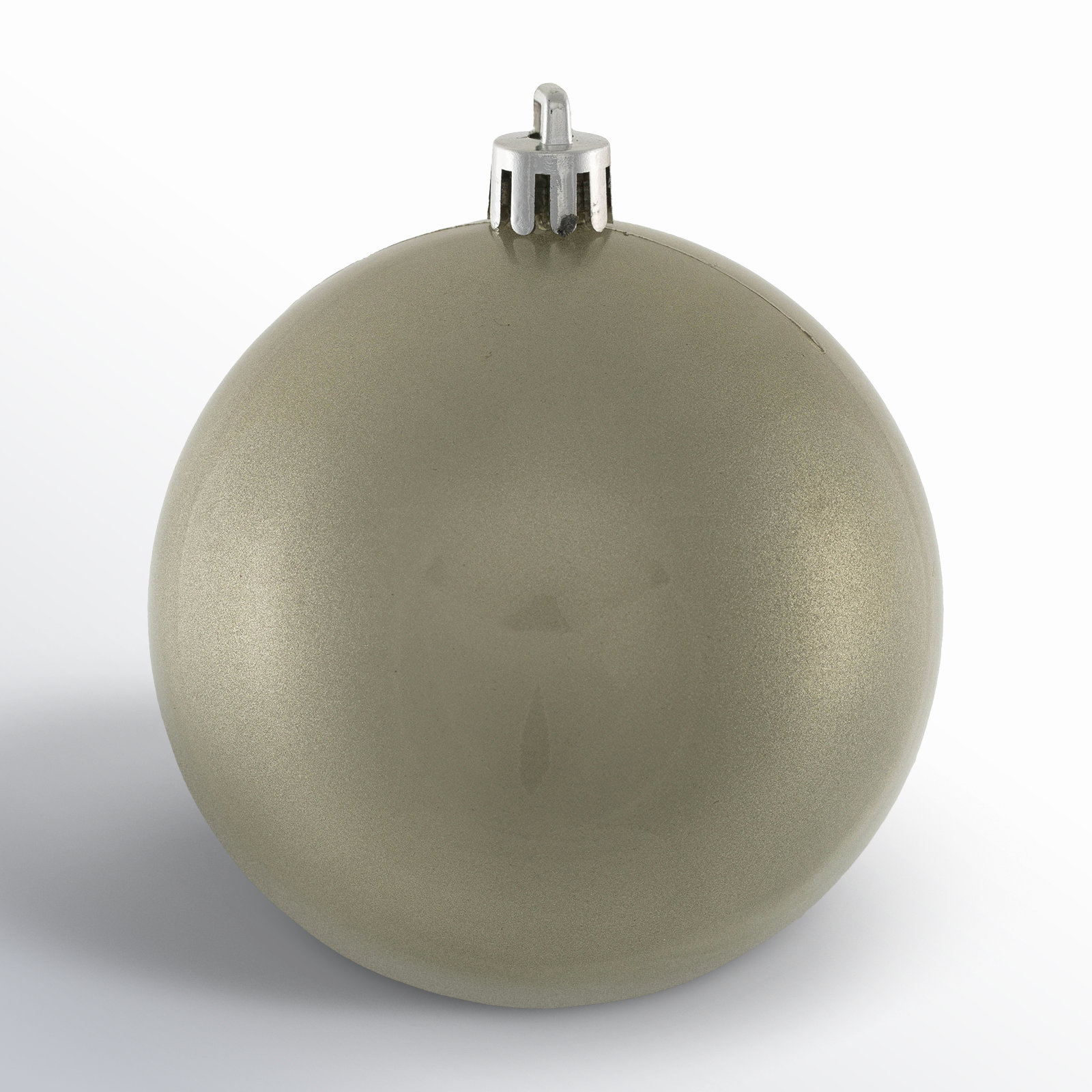 Shatterproof Bauble, 3" H x 3" W x 3" D, Limestone Candy