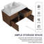 Meuble-lavabo moderne (avec meuble-lavabo et lavabo)-683789899