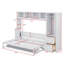 Lit escamotable peu encombrant avec garde-robe intégrée et rangement pour tiroirs-1509138645-1509138644