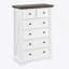 Grande commode à 6 tiroirs, organisateur de garde-robe moderne Mid-Century fabriqué à la main avec beaucoup de rangement et un design élégant.