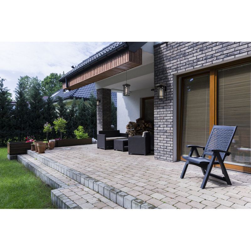 Lanterne suspendue d'extérieur à 1 ampoule Maag, H 16,25 po x l 10 po x P 10 po, Bronze huilé