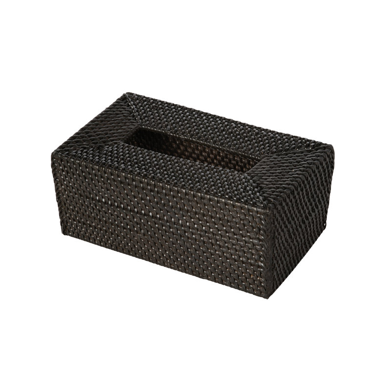 Housse pour boîte à mouchoirs Bavan, Espresso