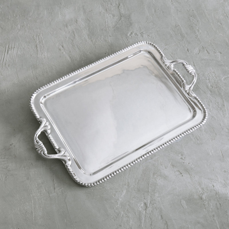 Pearl Aluminum Decorative Tray