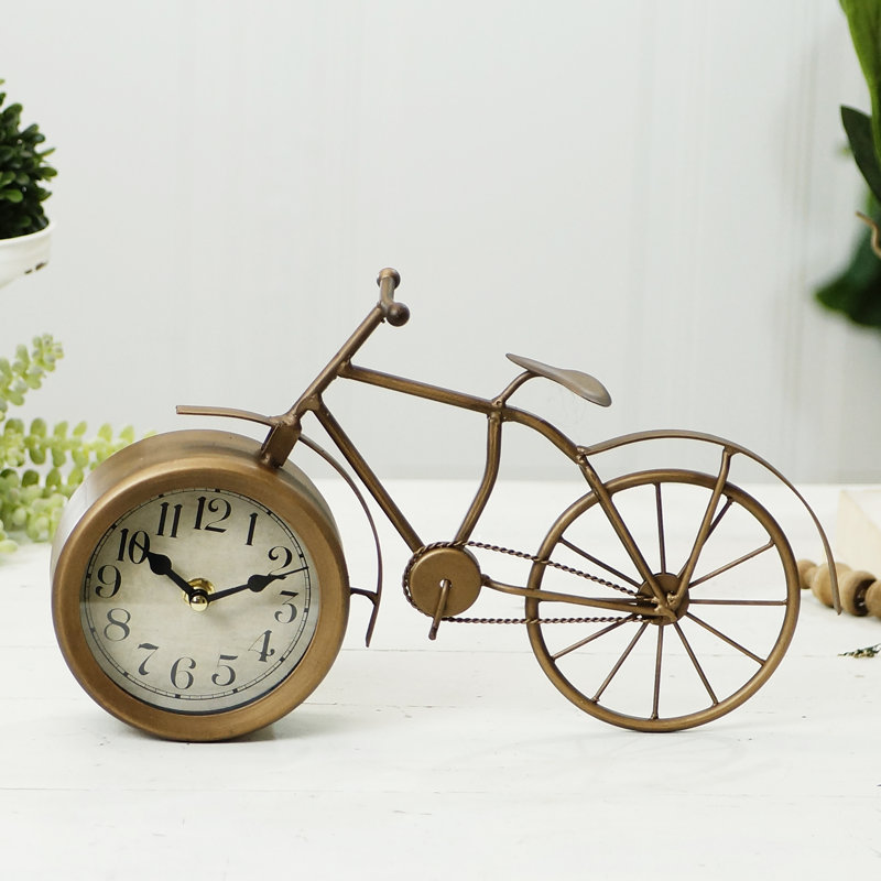Quartz movement / Crystal Clock in Brown