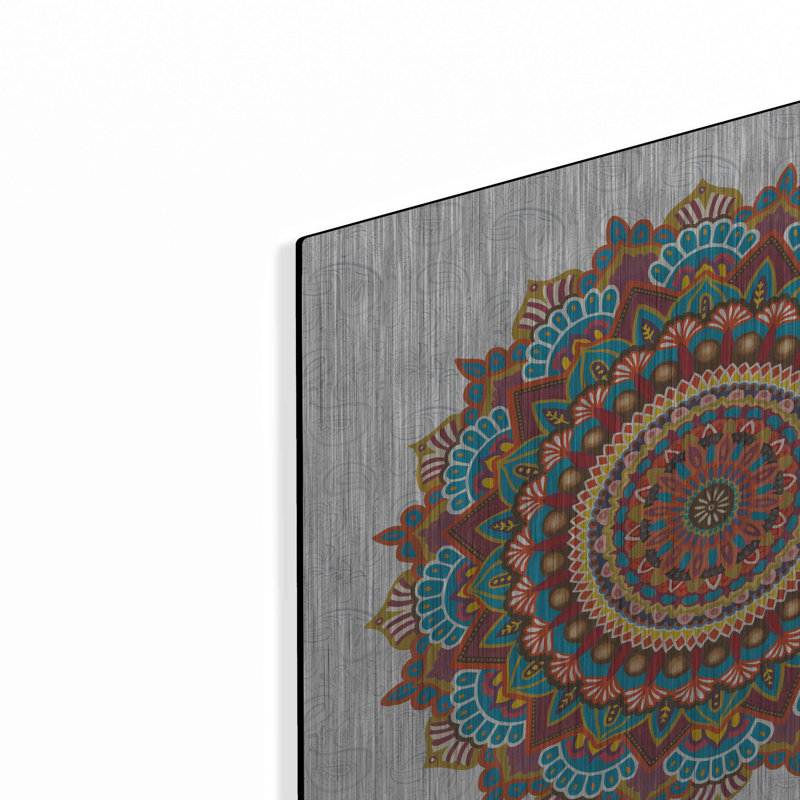 Bungalow Rose «Mandala Dream» par James Wiens, art mural en métal, H 12 po x l 12 po