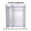 Armoire-penderie 100% bois massif 3 portes Kyle-70062842