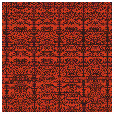 Red Ornate Pattern Blankets