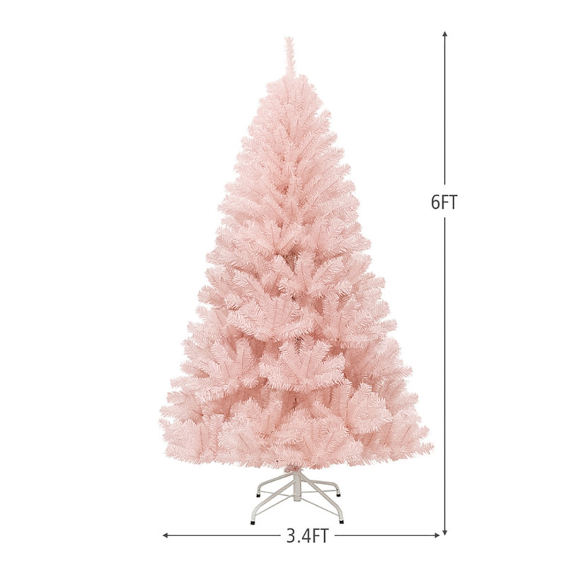 Sapin de Noël rose