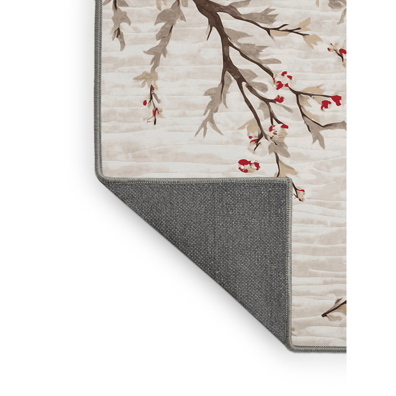 Tapis gris soyeux et moelleux, Rectangle 2 pi x 3 pi