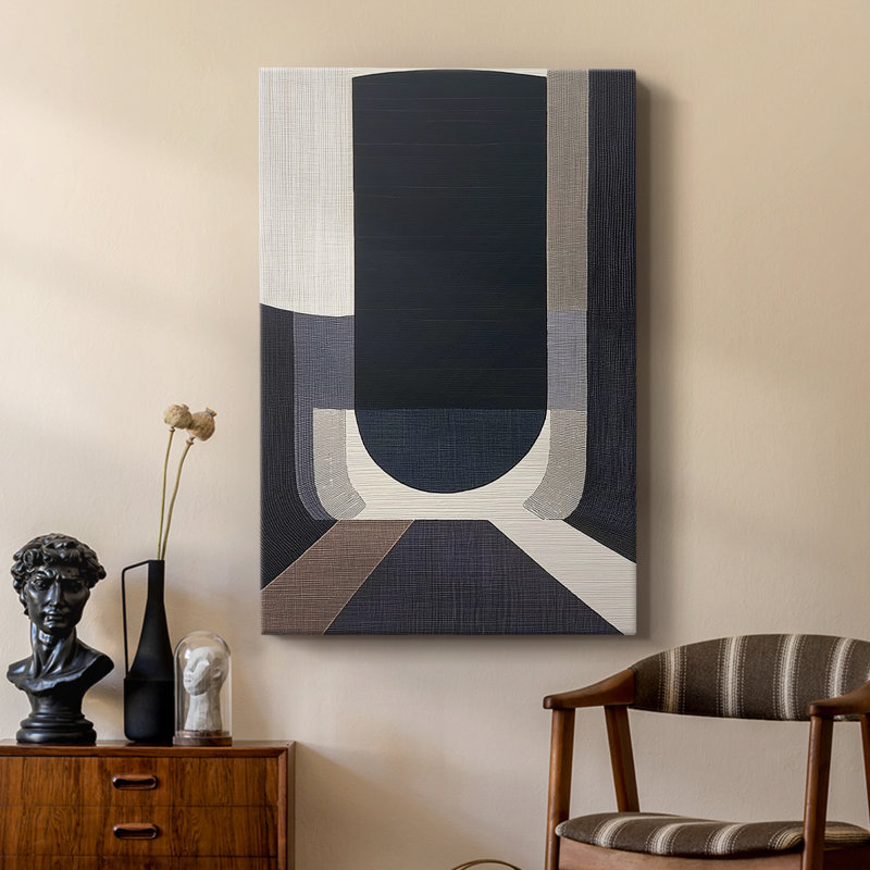 ABSTRACT Series DCL XXXIV - Cavas de galerie sur mesure, H 27 po x l 18 po