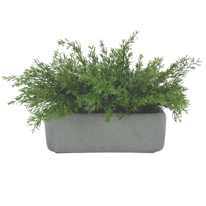 Asperge en céramique rectangulaire gris sableux, Gris sable