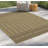 Jute/Black Indoor/Outdoor Area Rug 5 Ft. 3 In. X 7 Ft. 3 In.-926772394