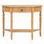 Console demi-lune avec beaucoup de rangement et une capacité robuste pour les espaces étroits, idéale pour les entrées et les couloirs.-114298734